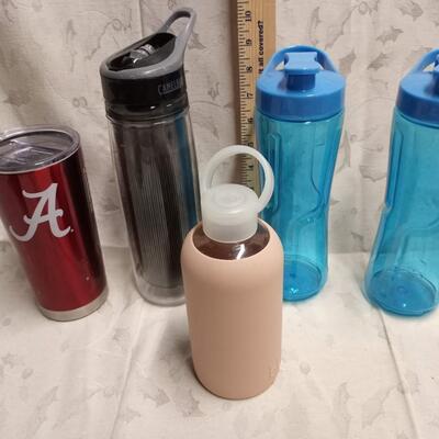 5 water bottles