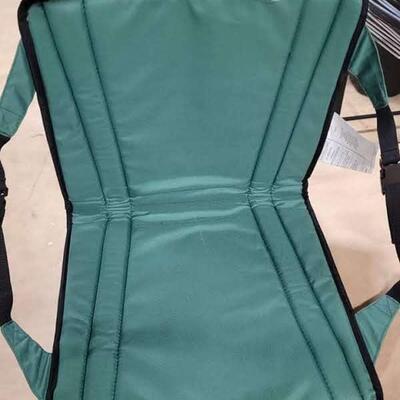 bleacher chair, green