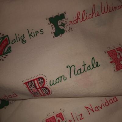 Christmas tablecloths
