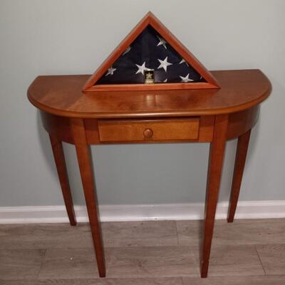 Demi-lune table (FLAG NOT INCLUDED)