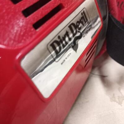 Dirt Devil handheld vac, decent suction