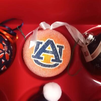 double decker ornament holder, with ornaments