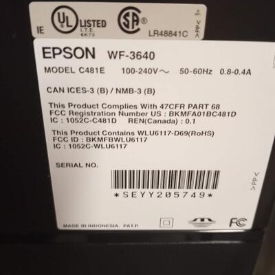 Epson workforce printer