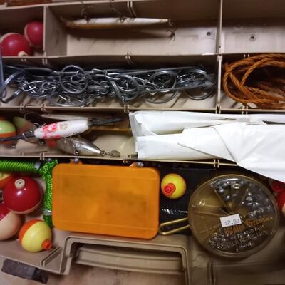 Fishing poles and tackle