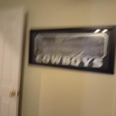 Framed Dallas Cowboys print