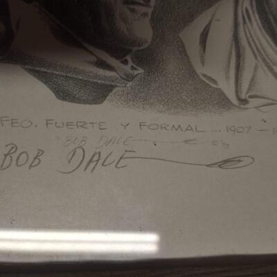 Framed John Wayne print