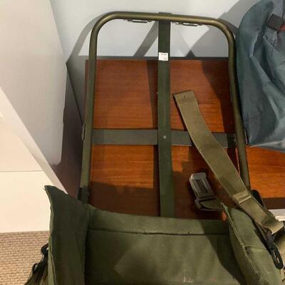 Genuine US Military Issue Alice pack frame with kidney pad