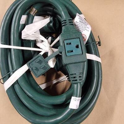 green extension cord