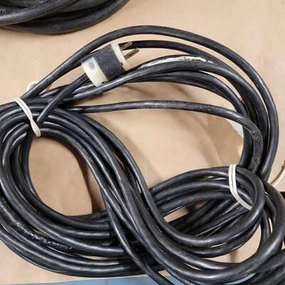 heavy duty, black extension cord