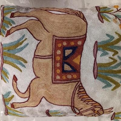 Horse throw pillow