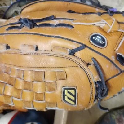 Huge box sports; soccer, baseball gloves, helmets