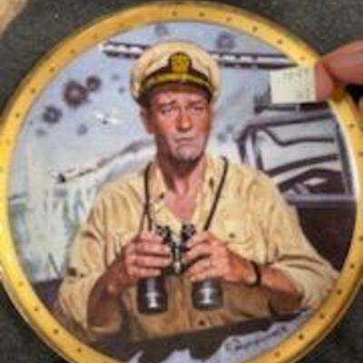 John Wayne Collectable Plate