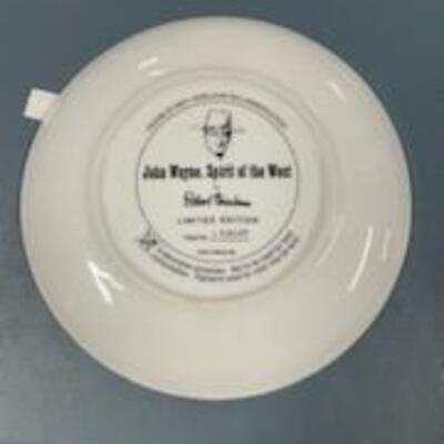 John Wayne Collectable Plate
