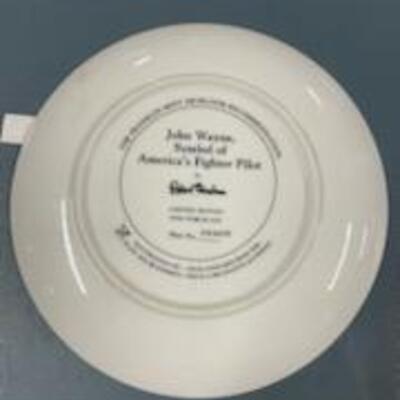 John Wayne Collectable Plate