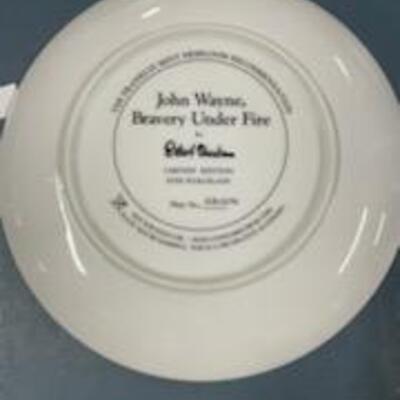 John Wayne Collectable Plate