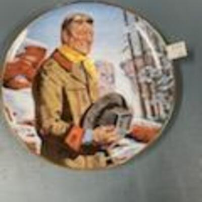 John Wayne Collectable Plate
