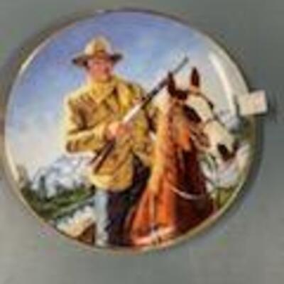 John Wayne Collectable Plate