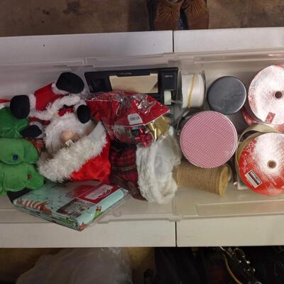 large Christmas tote