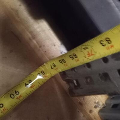 large industrial metal shelf