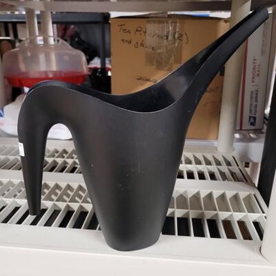 Metal watering can pitcher