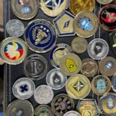 Military coins