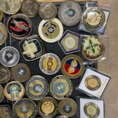 Military coins