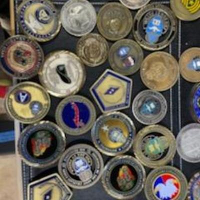 Military coins