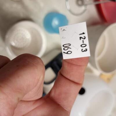 misc kitchen; flower coaster, bowls, storage