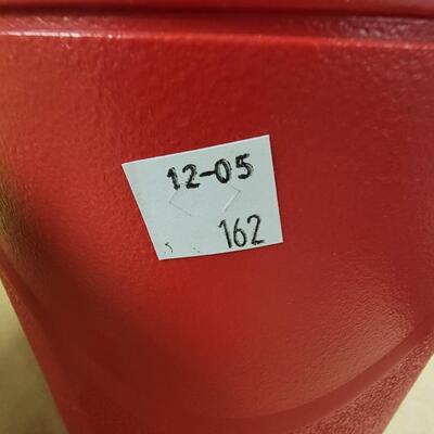 Red coleman drink cooler