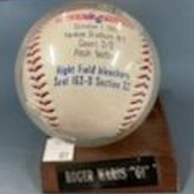 Roger Maris Baseball