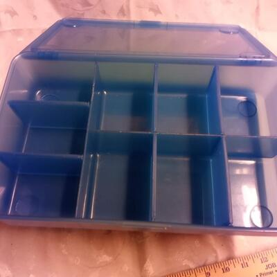 set blue storage box