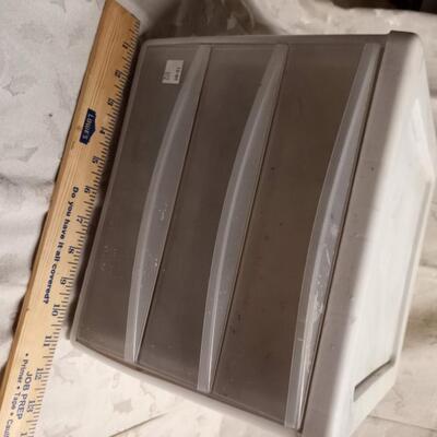 Small 3 drawer storage tote