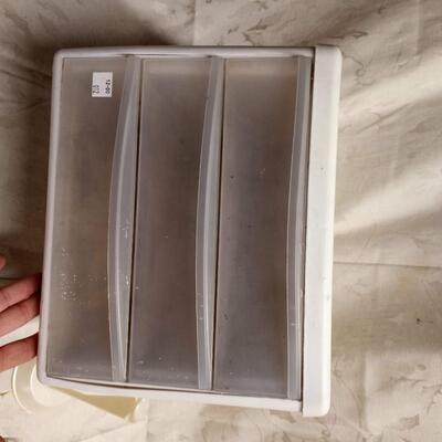 Small 3 drawer storage tote