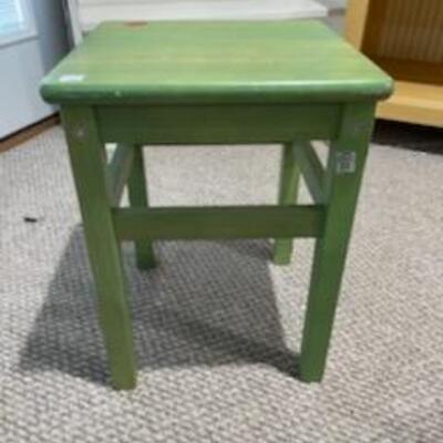 Small green table