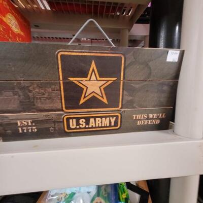 US Army sign