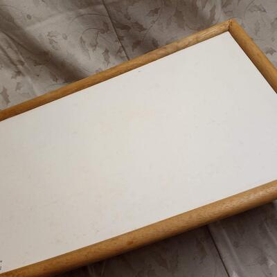 White bed tray