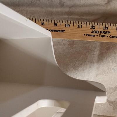 White magazine holder