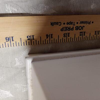 White magazine holder