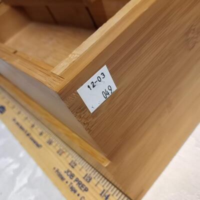 Wooden organizing trays