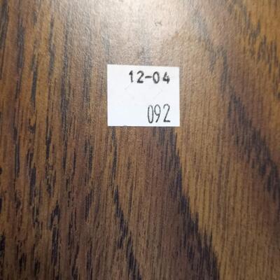 Wooden storage closet