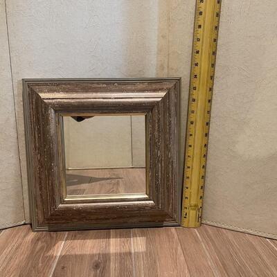 Lot 15: Small Wood Mirror
