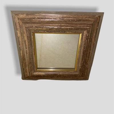 Lot 15: Small Wood Mirror