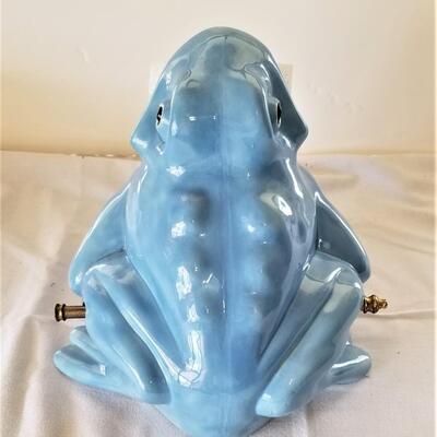 Lot #165  Ceramic Toad/Frog Toilet Paper Dispenser