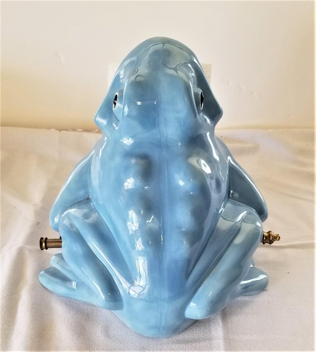 Lot 165 Ceramic Toad/Frog Toilet Paper Dispenser