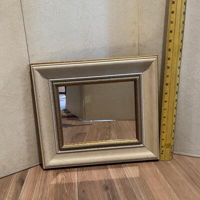 Lot 33: Small Wood Mirror