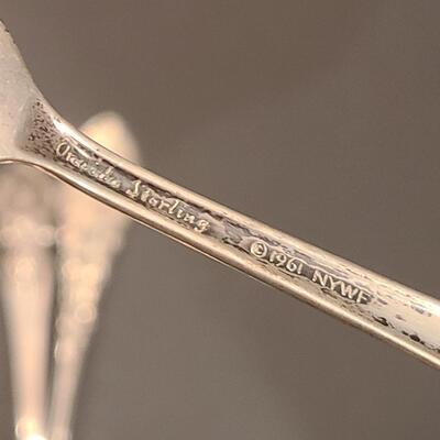 Lot J8: Sterling Silver Collectible Spoons: Rockefeller Center, Vineyard Haven Mass, and More
