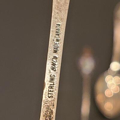 Lot J8: Sterling Silver Collectible Spoons: Rockefeller Center, Vineyard Haven Mass, and More