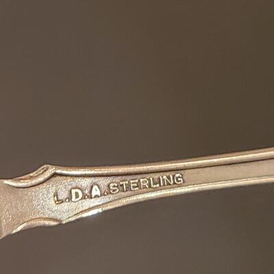 Lot J8: Sterling Silver Collectible Spoons: Rockefeller Center, Vineyard Haven Mass, and More