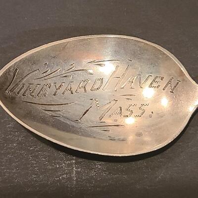 Lot J8: Sterling Silver Collectible Spoons: Rockefeller Center, Vineyard Haven Mass, and More