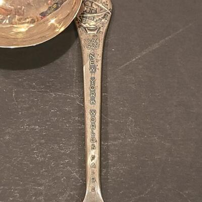 Lot J8: Sterling Silver Collectible Spoons: Rockefeller Center, Vineyard Haven Mass, and More